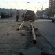 Image for article titled Russian Driver Thinks He's Tony Hawk, Impales Land Rover On Pole